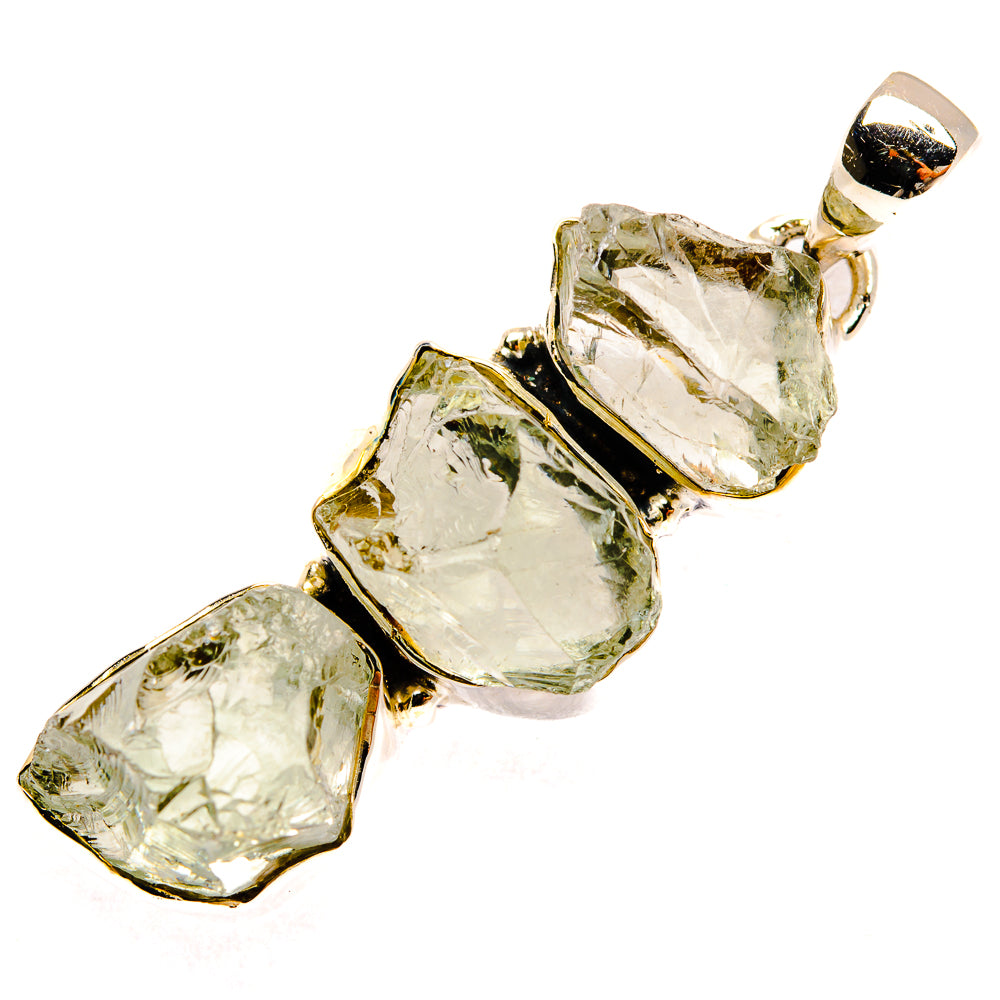 Green Amethyst Pendants handcrafted by Anasilvercos - PD30593 - Photo 2