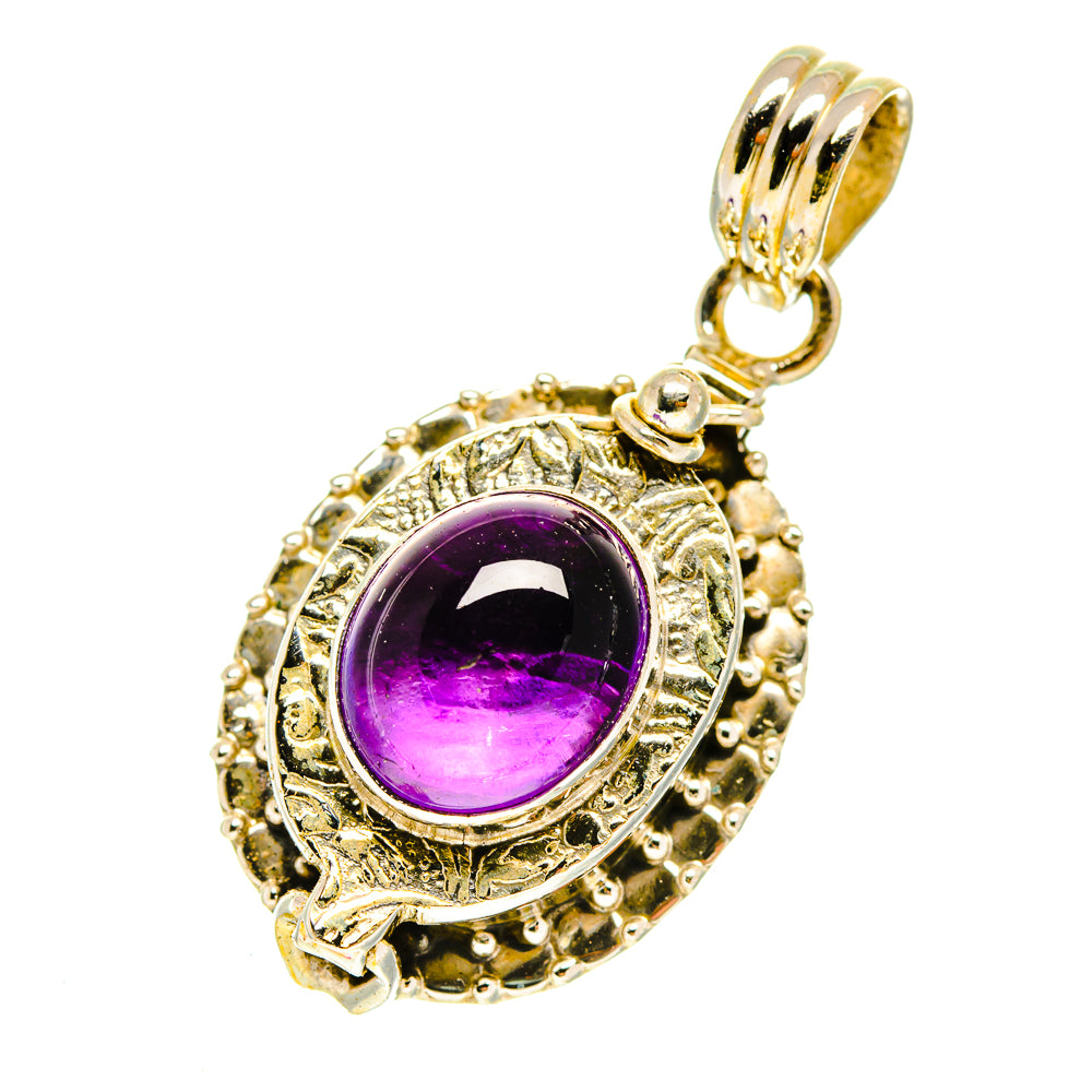 Amethyst Pendants handcrafted by Anasilvercos - PD3061