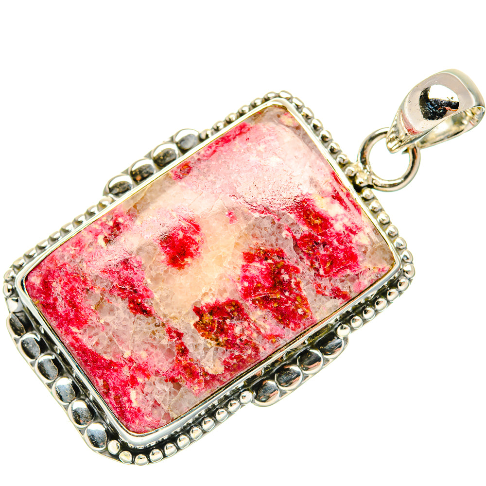 Thulite Pendants handcrafted by Anasilvercos - PD30610 - Photo 2