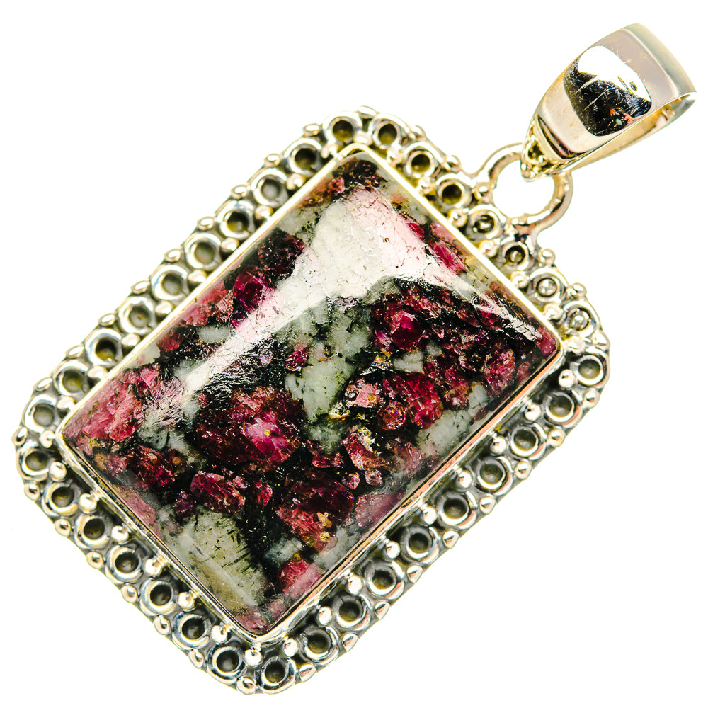 Russian Eudialyte Pendants handcrafted by Anasilvercos - PD30612 - Photo 2