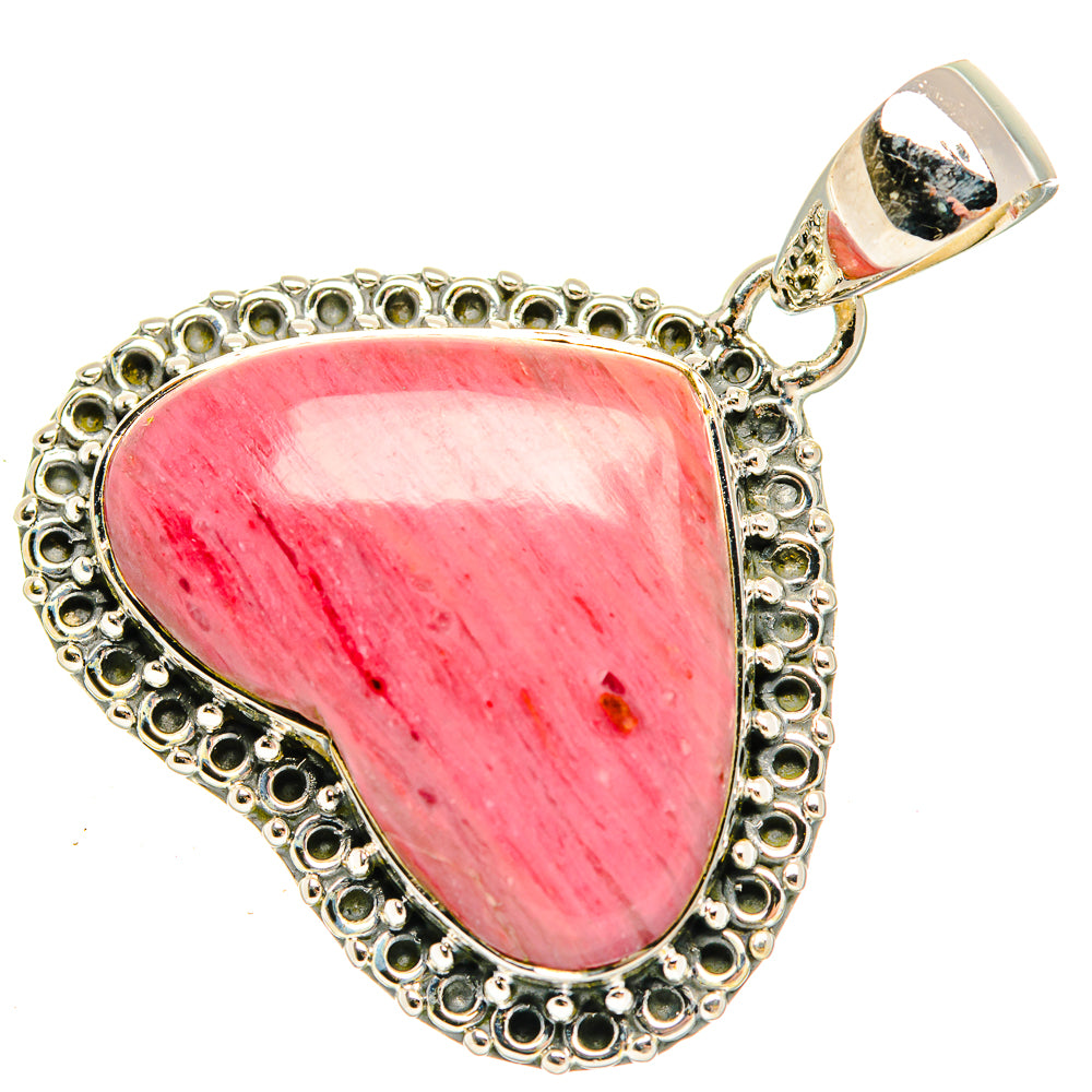 Pink Agate Pendants handcrafted by Anasilvercos - PD30619 - Photo 2