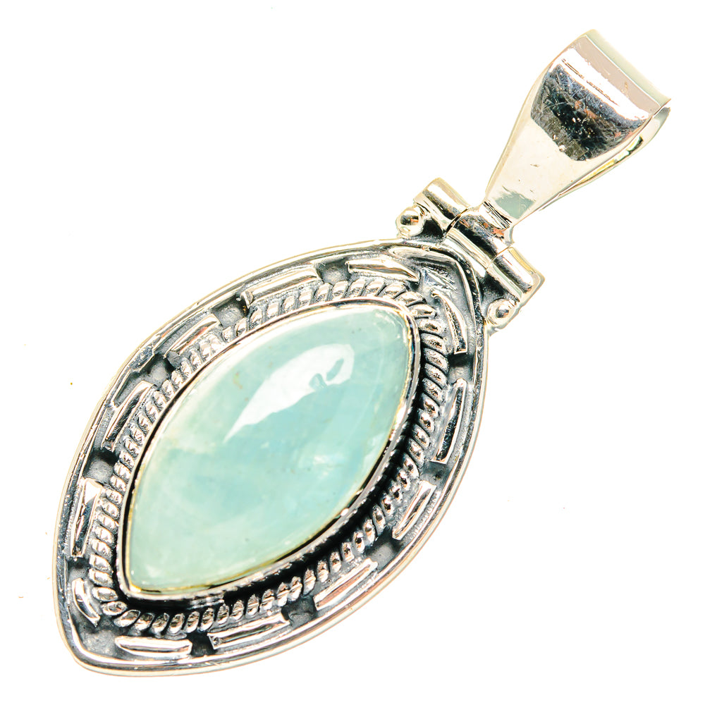 Aquamarine Pendants handcrafted by Anasilvercos - PD30641 - Photo 2