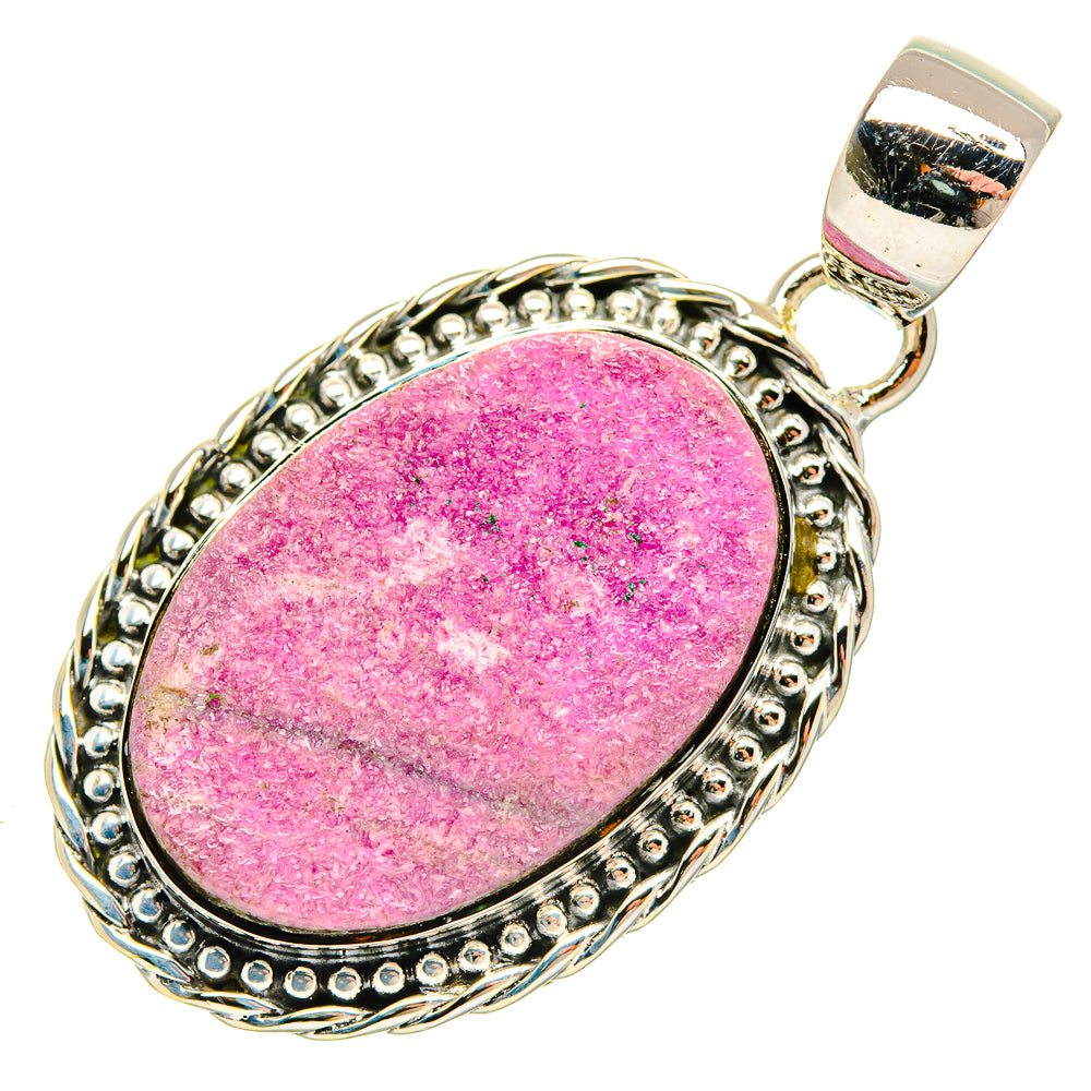 Cobalto Calcite Druzy Pendants handcrafted by Anasilvercos - PD30643 - Photo 2