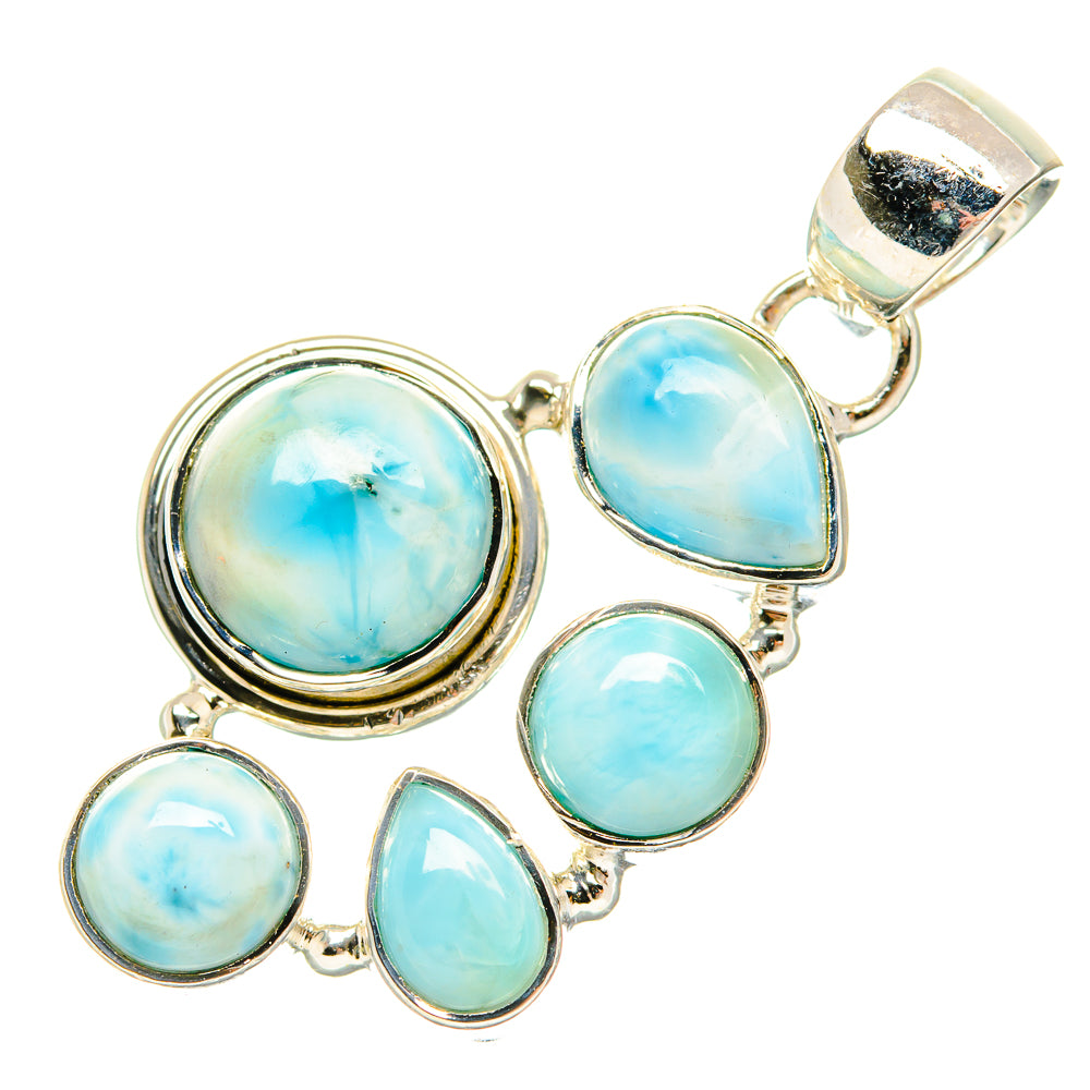 Larimar Pendants handcrafted by Anasilvercos - PD30644 - Photo 2