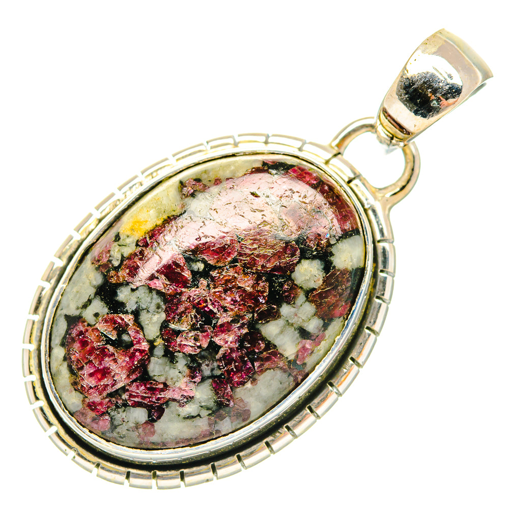 Russian Eudialyte Pendants handcrafted by Anasilvercos - PD30646 - Photo 2