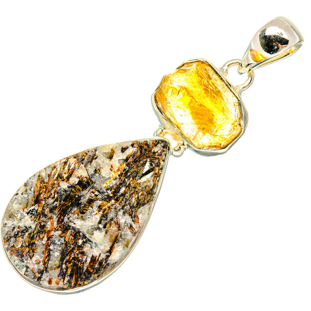 Astrophyllite Pendants handcrafted by Anasilvercos - PD30648 - Photo 2