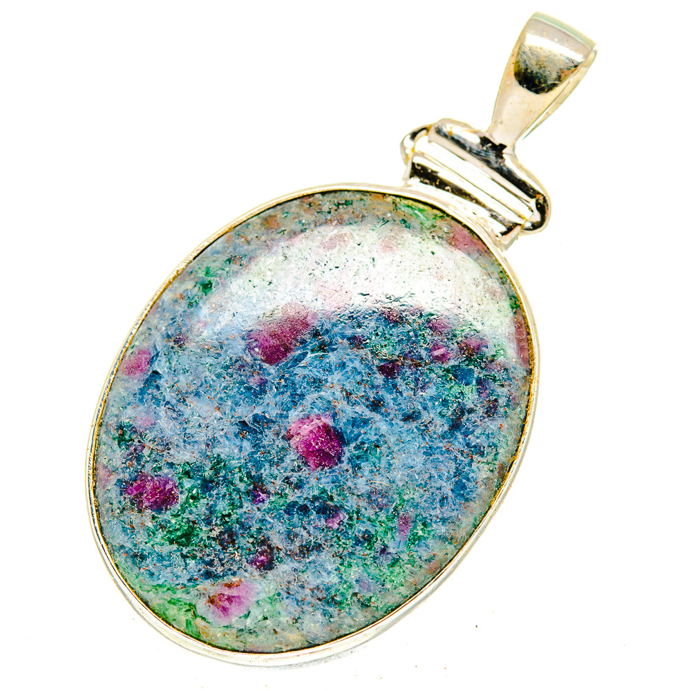 Ruby Fuchsite Pendants handcrafted by Anasilvercos - PD3066