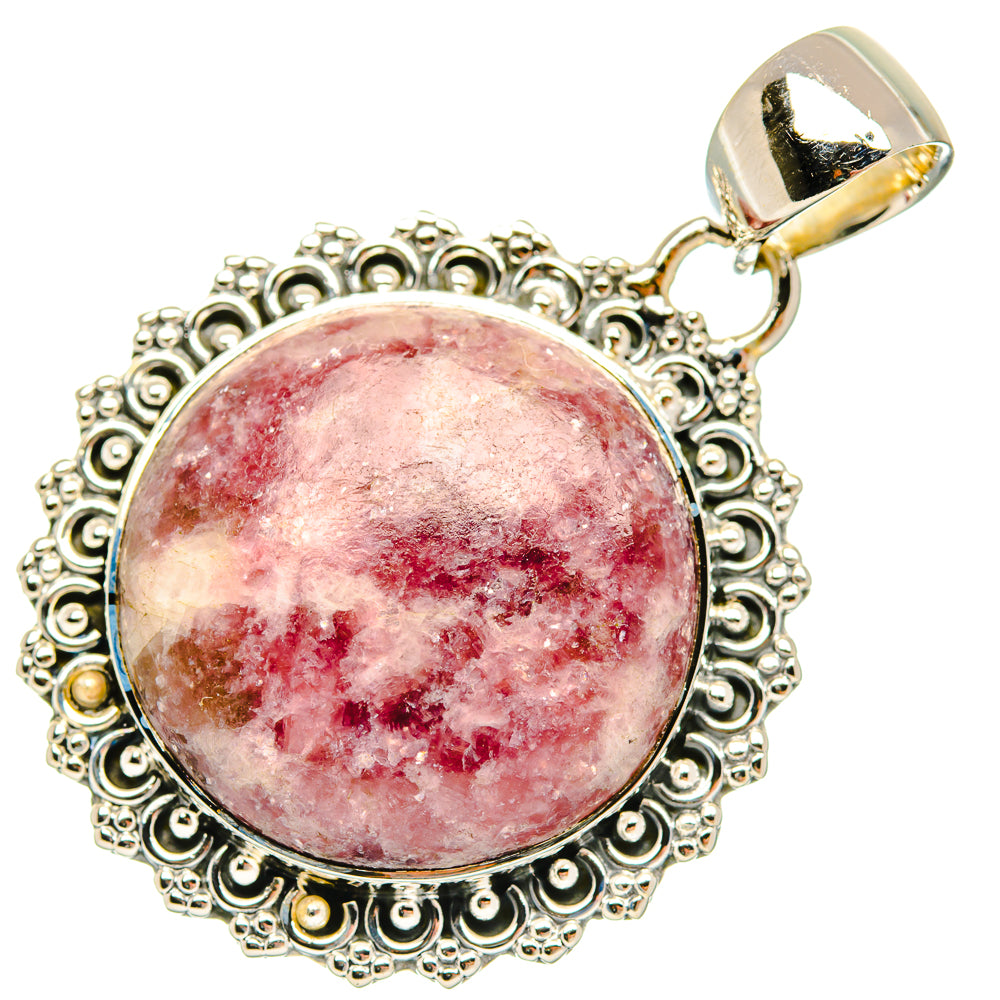 Lepidolite Pendants handcrafted by Anasilvercos - PD30662 - Photo 2