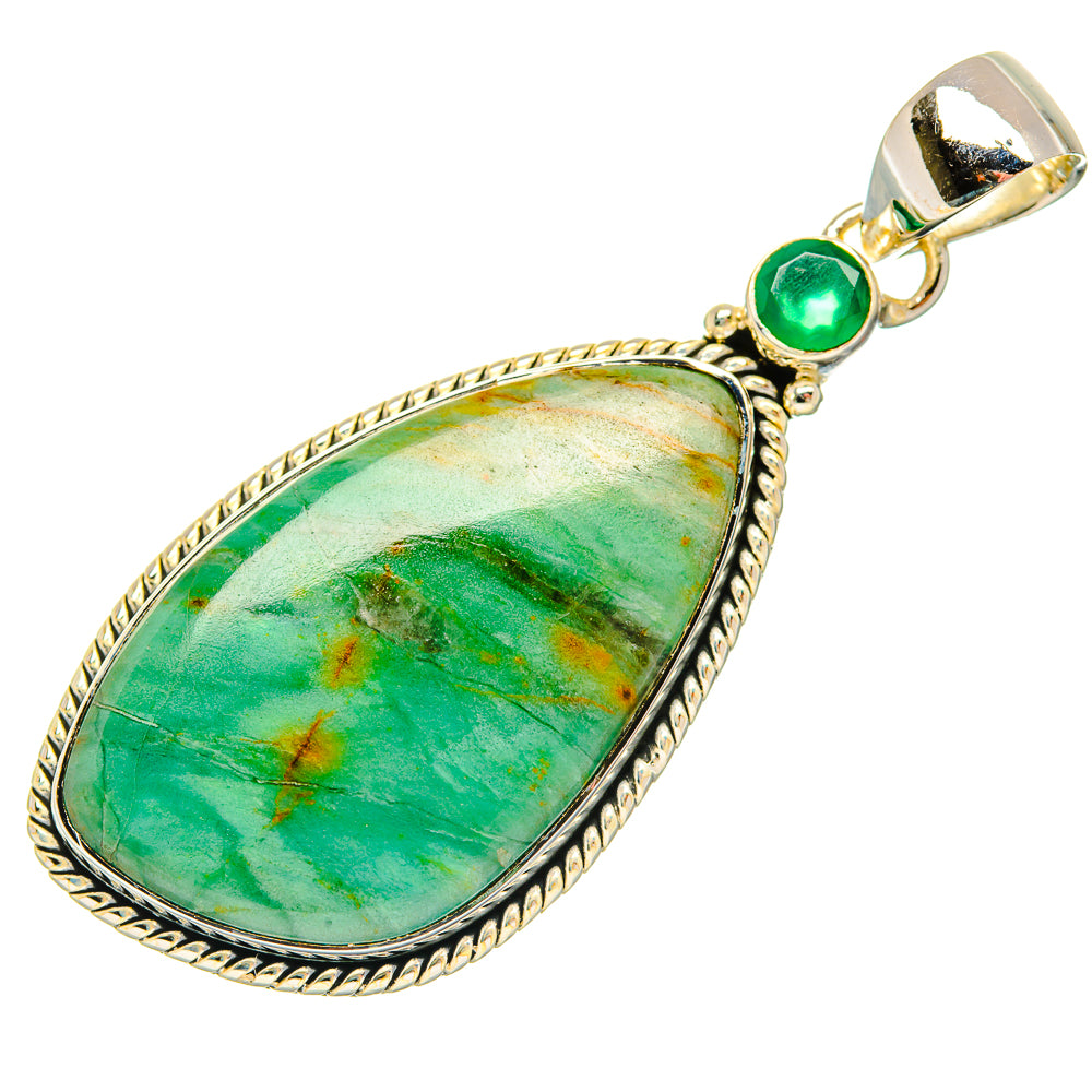 Peruvian Opal Pendants handcrafted by Anasilvercos - PD30665 - Photo 2