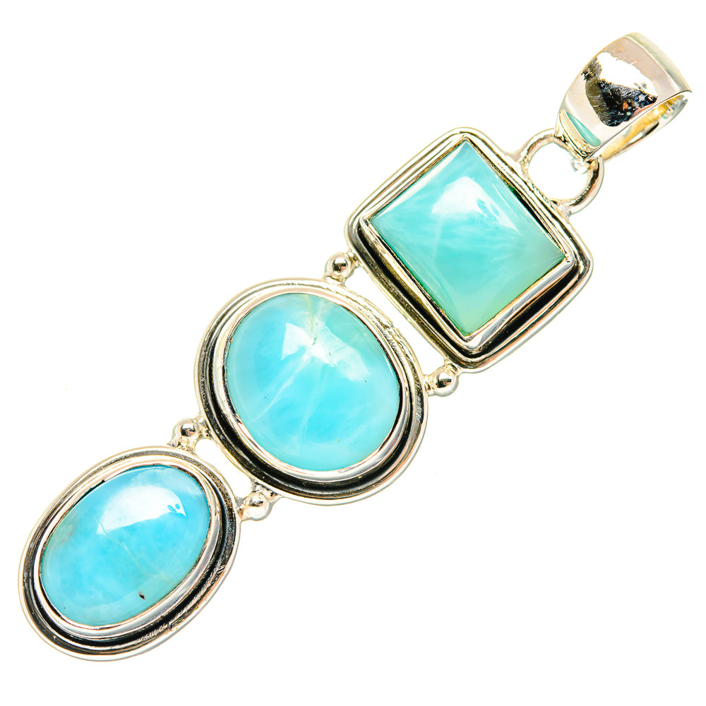 Larimar Pendants handcrafted by Anasilvercos - PD30666 - Photo 2