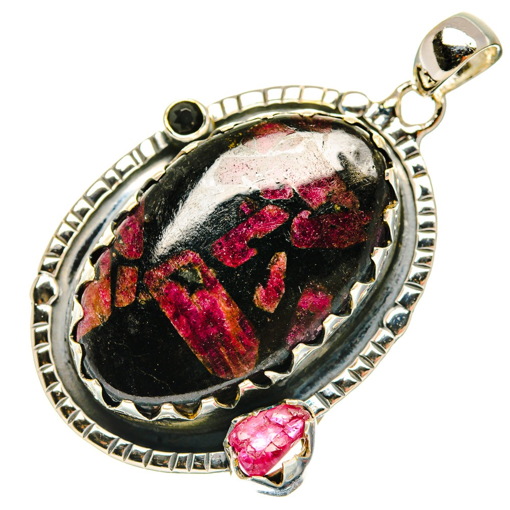 Russian Eudialyte Pendants handcrafted by Anasilvercos - PD30677 - Photo 2