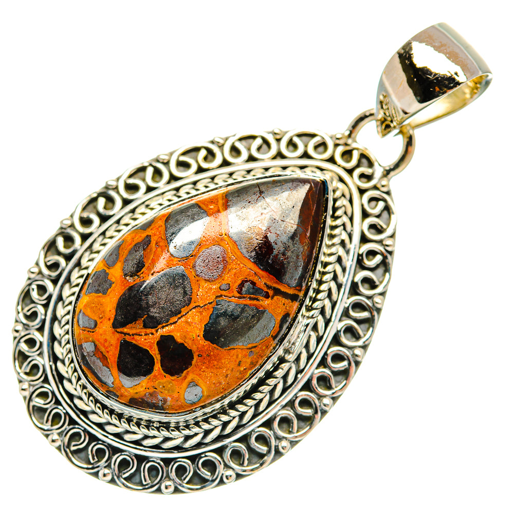 Bauxite Pendants handcrafted by Anasilvercos - PD30686 - Photo 2