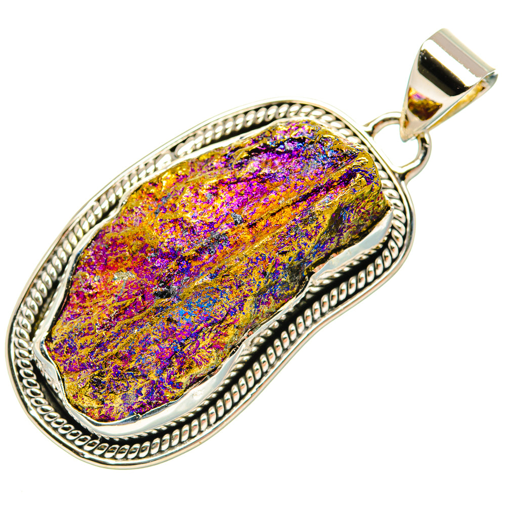 Titanium Druzy Pendants handcrafted by Anasilvercos - PD30688 - Photo 2