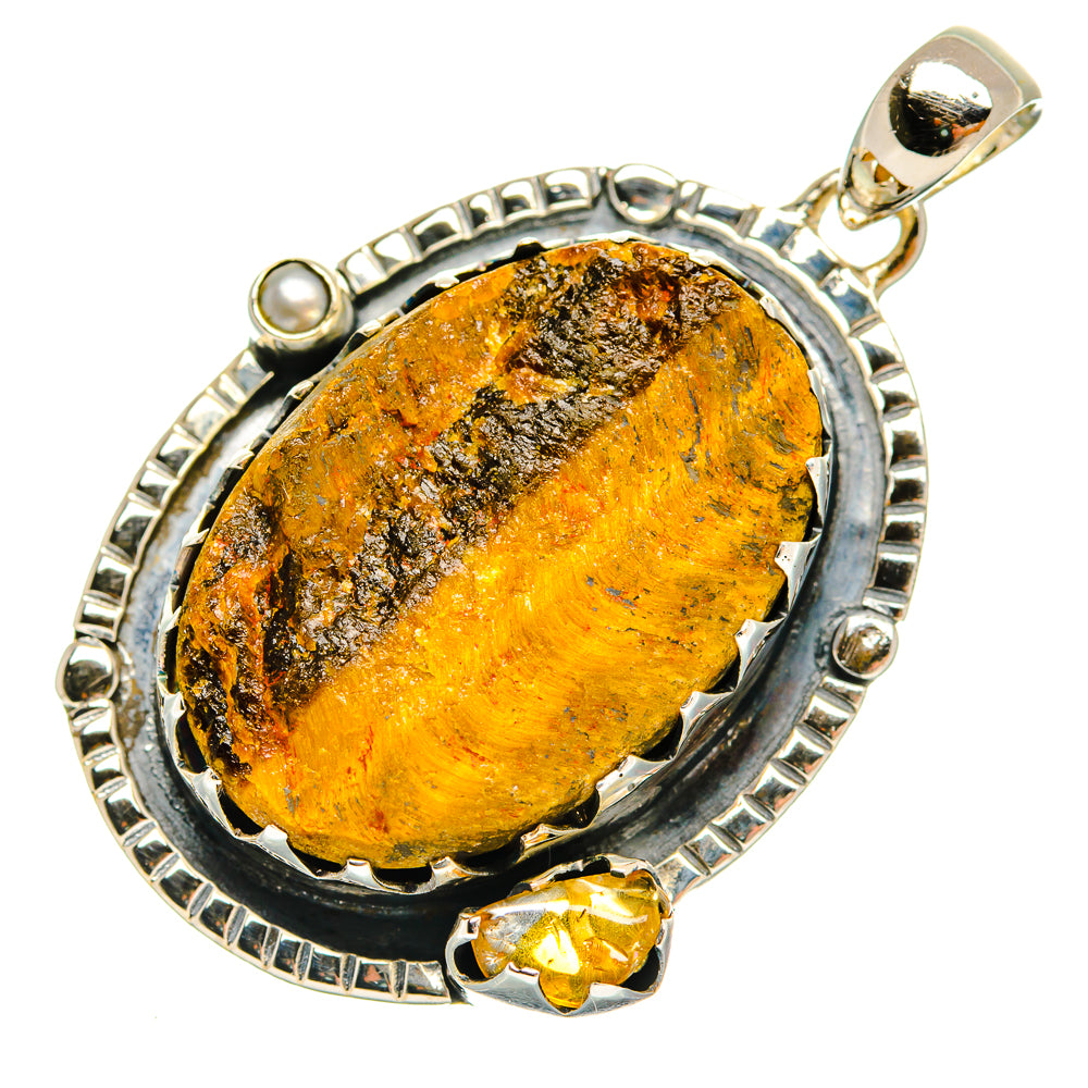 Tiger Eye Pendants handcrafted by Anasilvercos - PD30690 - Photo 2