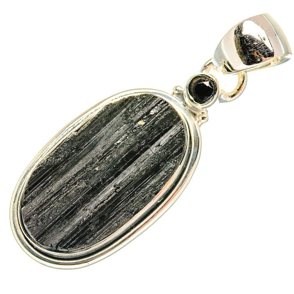 Black Tourmaline Pendants handcrafted by Anasilvercos - PD30694 - Photo 2