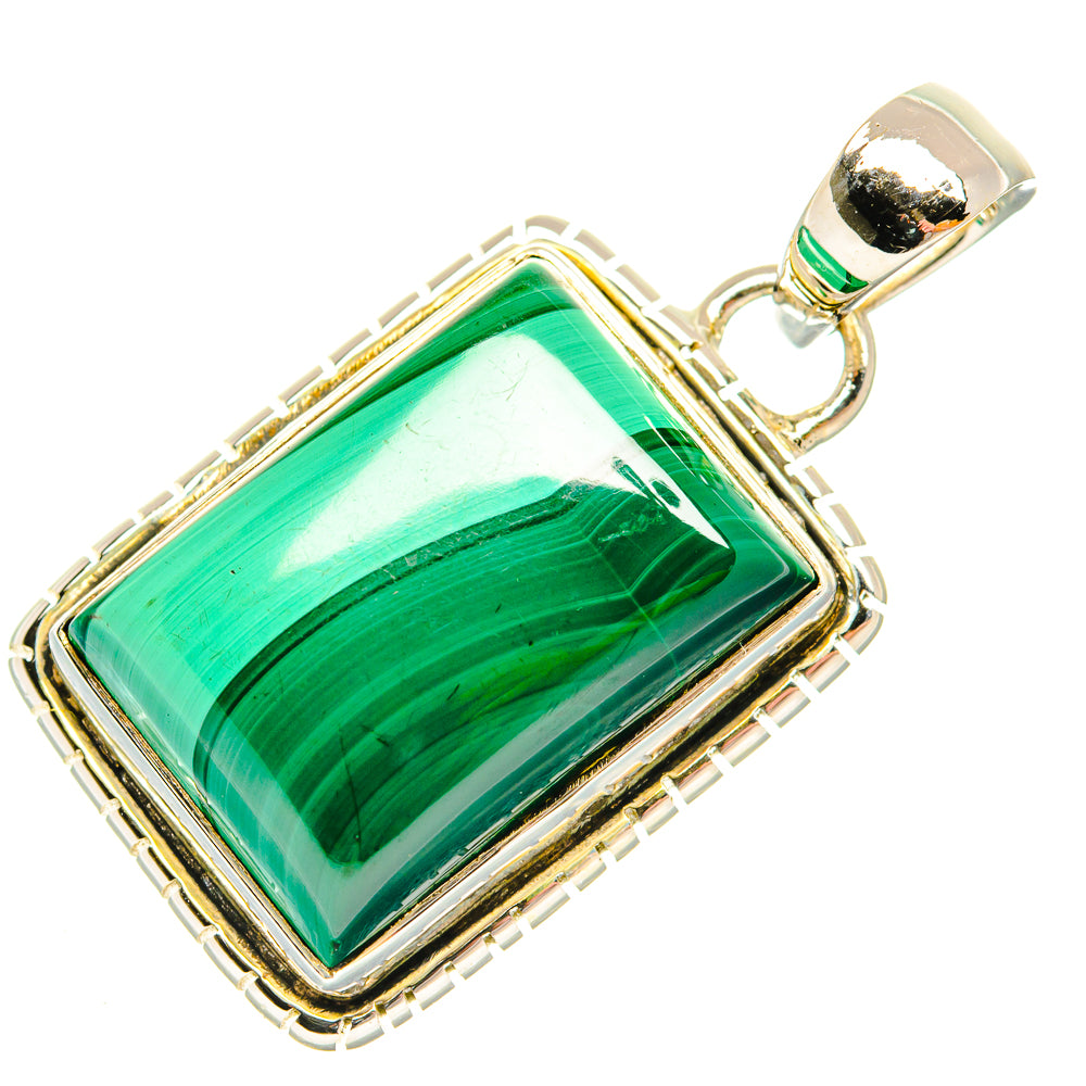 Malachite Pendants handcrafted by Anasilvercos - PD30706 - Photo 2