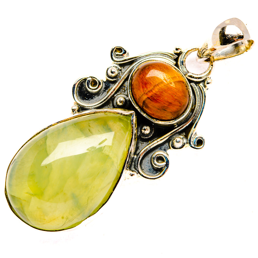 Prehnite Pendants handcrafted by Anasilvercos - PD30721 - Photo 2