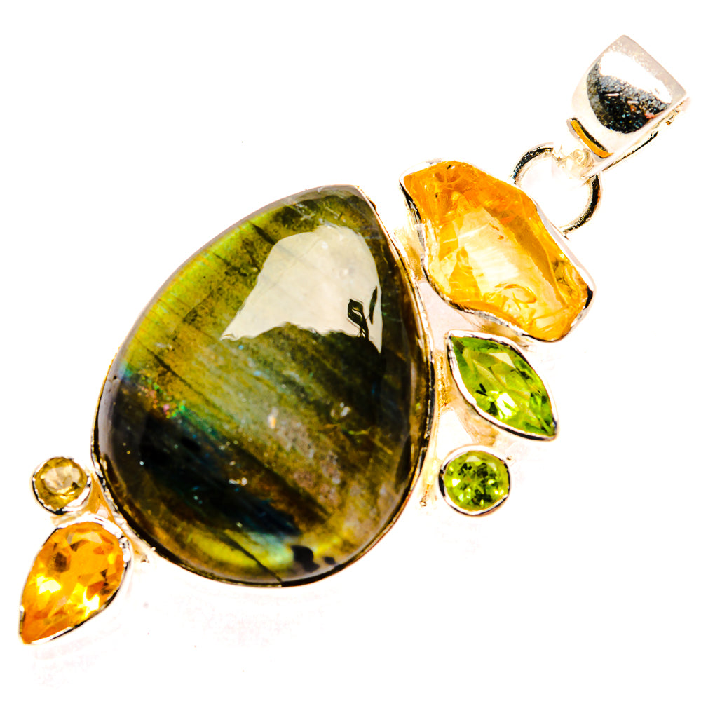 Labradorite Pendants handcrafted by Anasilvercos - PD30723 - Photo 2