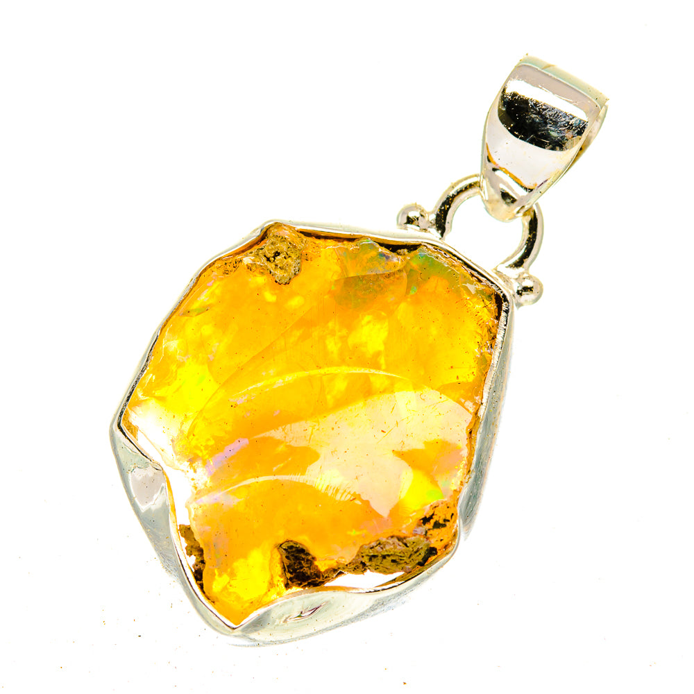 Ethiopian Opal Pendants handcrafted by Anasilvercos - PD3073