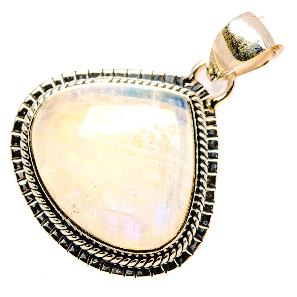 Rainbow Moonstone Pendants handcrafted by Anasilvercos - PD30735 - Photo 2