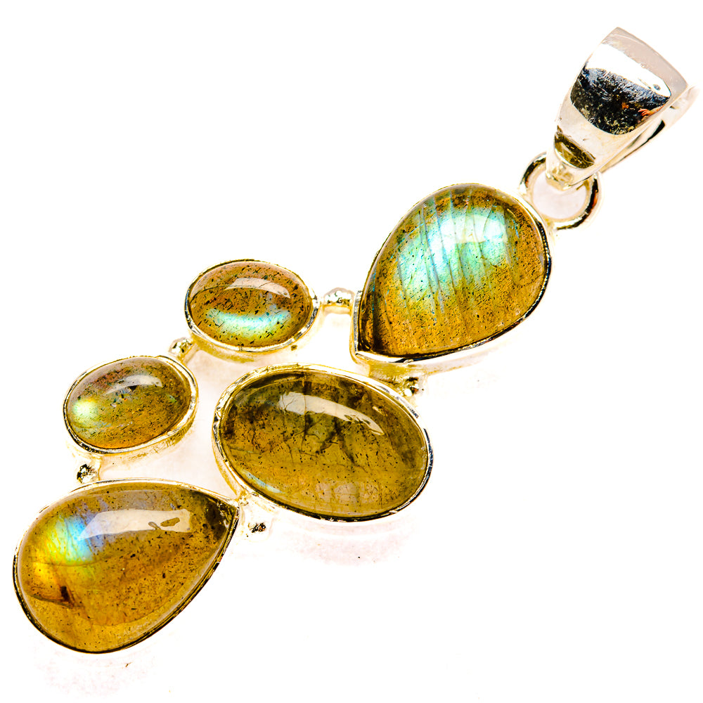 Labradorite Pendants handcrafted by Anasilvercos - PD30737 - Photo 2