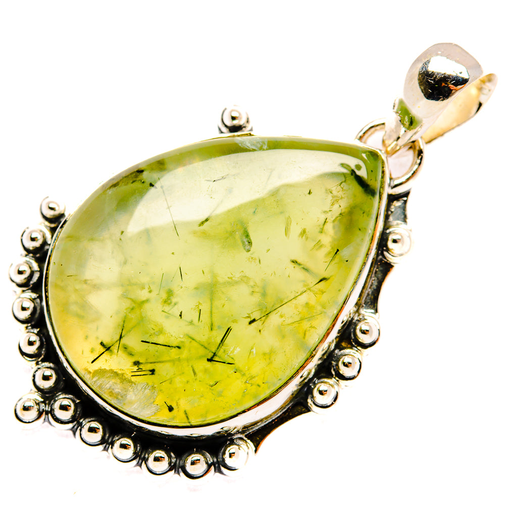 Prehnite Pendants handcrafted by Anasilvercos - PD30738 - Photo 2