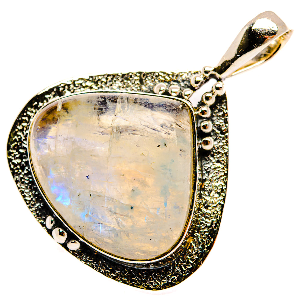 Rainbow Moonstone Pendants handcrafted by Anasilvercos - PD30739 - Photo 2