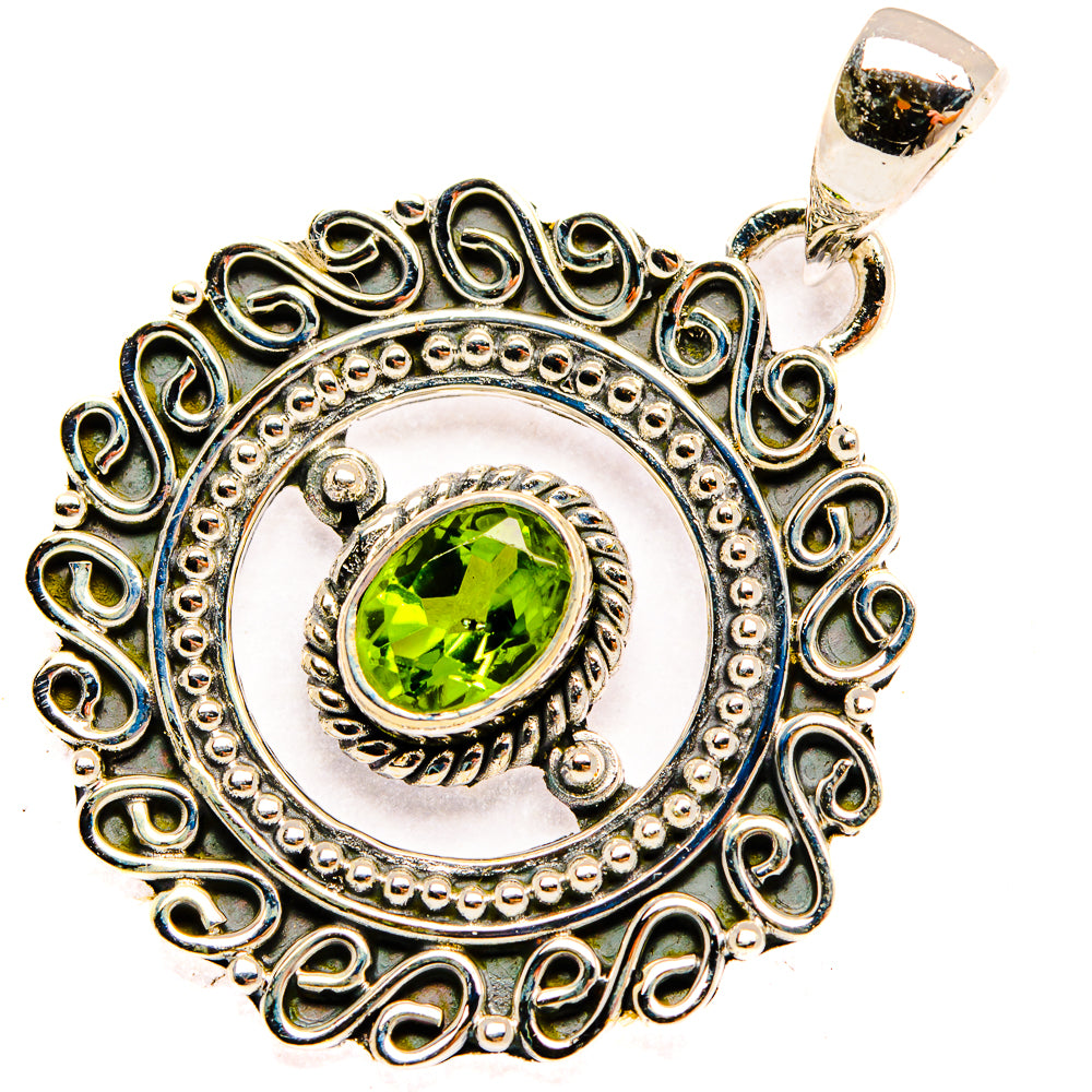 Peridot Pendants handcrafted by Anasilvercos - PD30740 - Photo 2