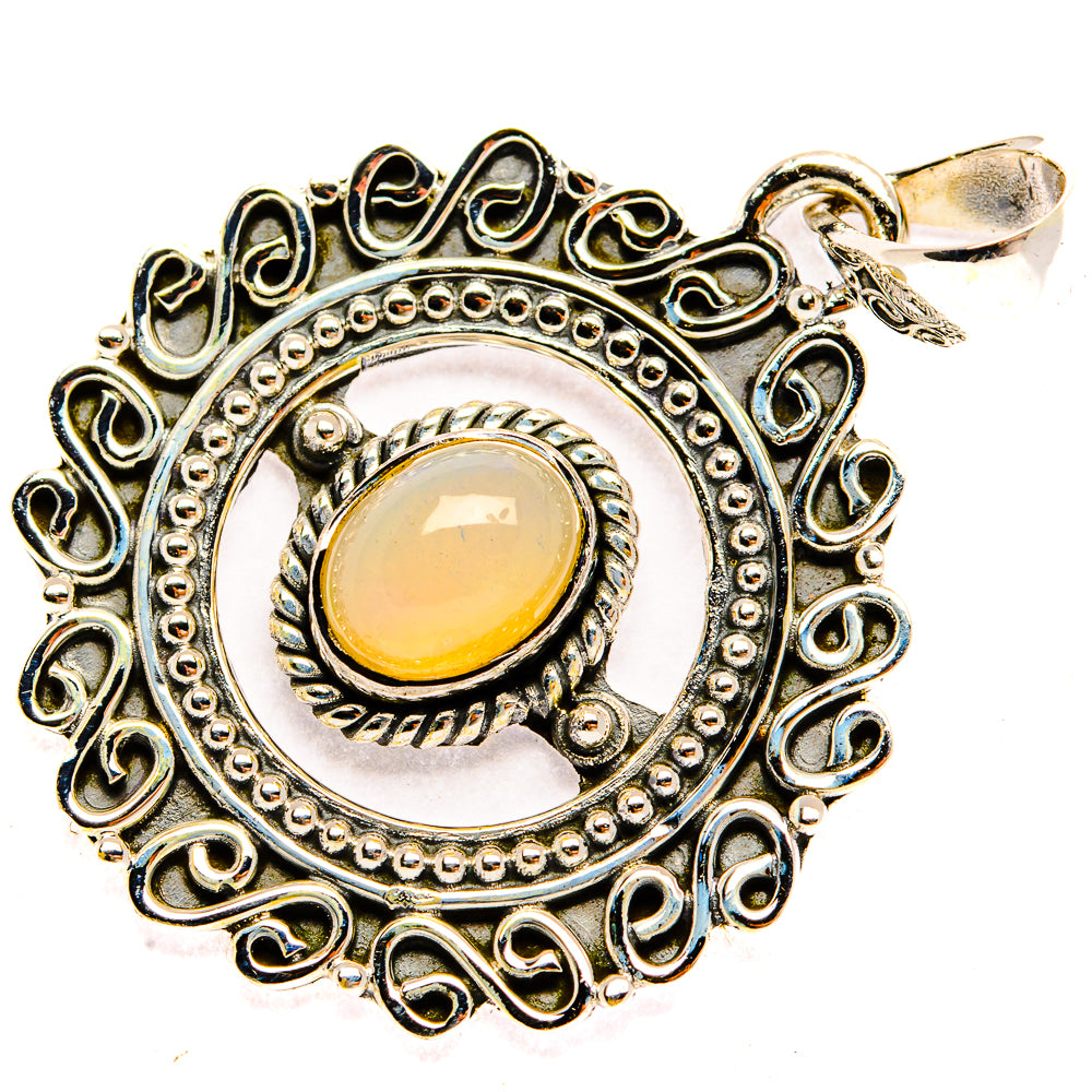 Ethiopian Opal Pendants handcrafted by Anasilvercos - PD30744 - Photo 2