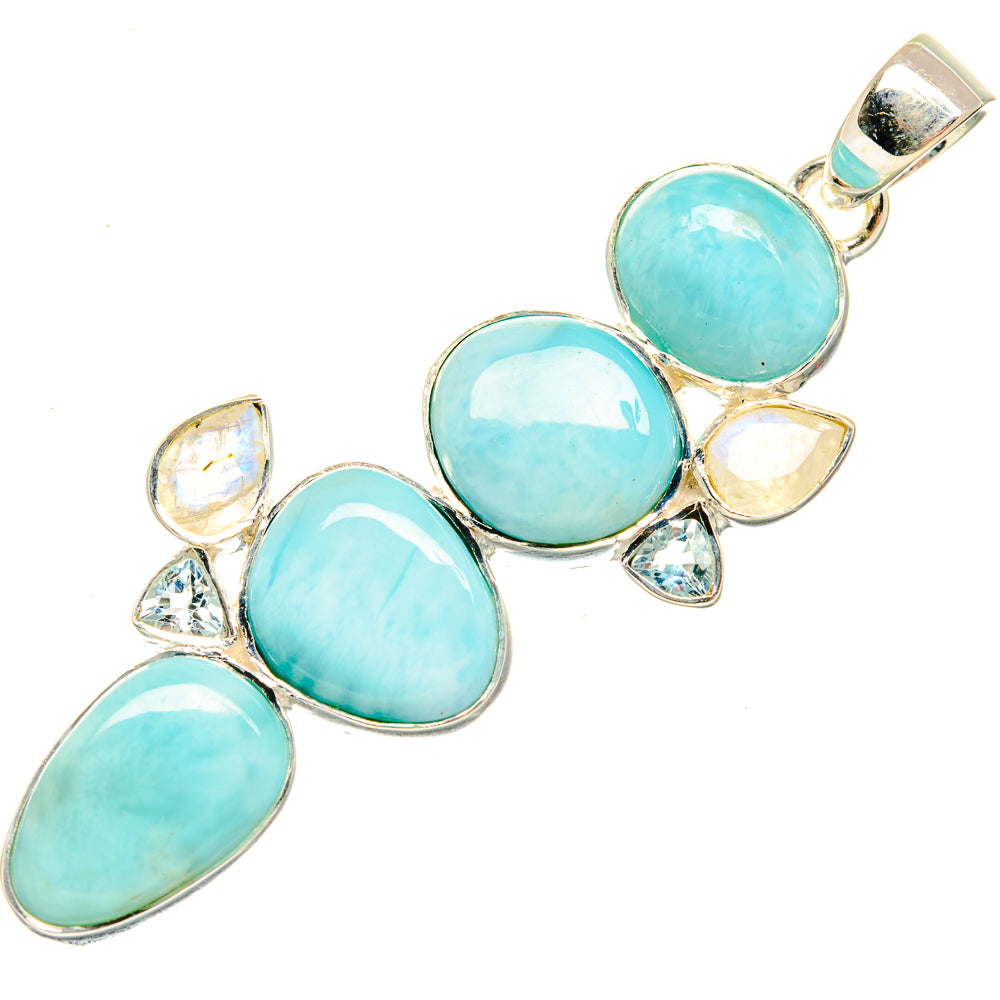Larimar Pendants handcrafted by Anasilvercos - PD30769 - Photo 2