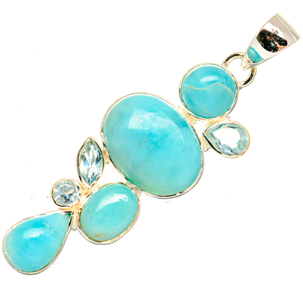 Larimar Pendants handcrafted by Anasilvercos - PD30770 - Photo 2