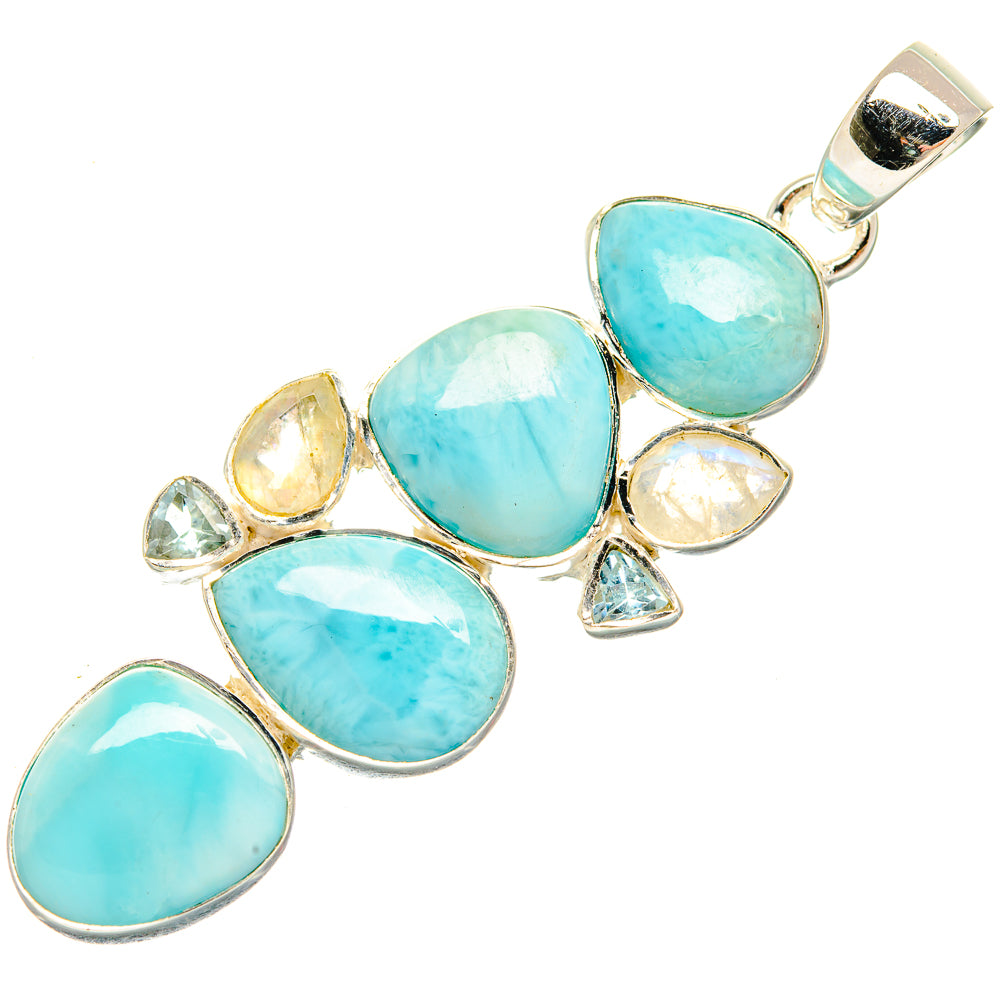 Larimar Pendants handcrafted by Anasilvercos - PD30773 - Photo 2