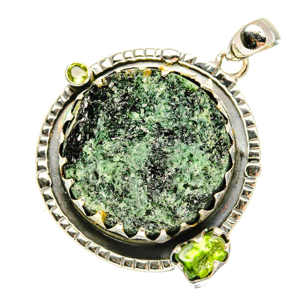 Green Fuchsite Pendants handcrafted by Anasilvercos - PD30777 - Photo 2