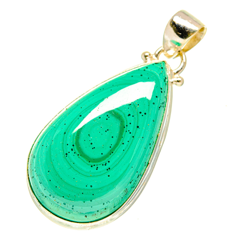 Malachite Pendants handcrafted by Anasilvercos - PD3078