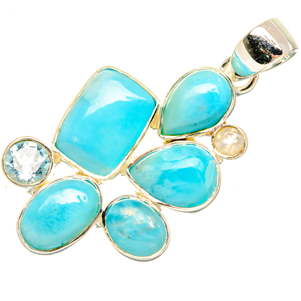 Larimar Pendants handcrafted by Anasilvercos - PD30783 - Photo 2