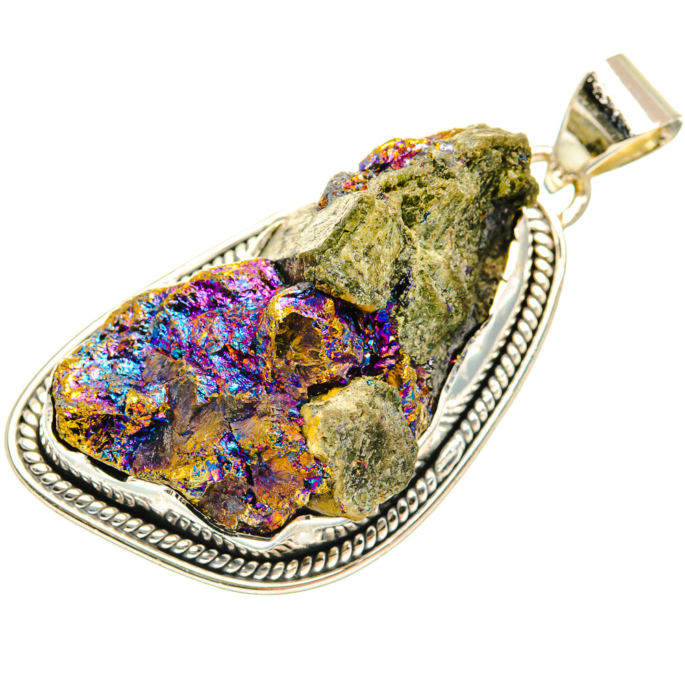 Titanium Druzy Pendants handcrafted by Anasilvercos - PD30801 - Photo 2