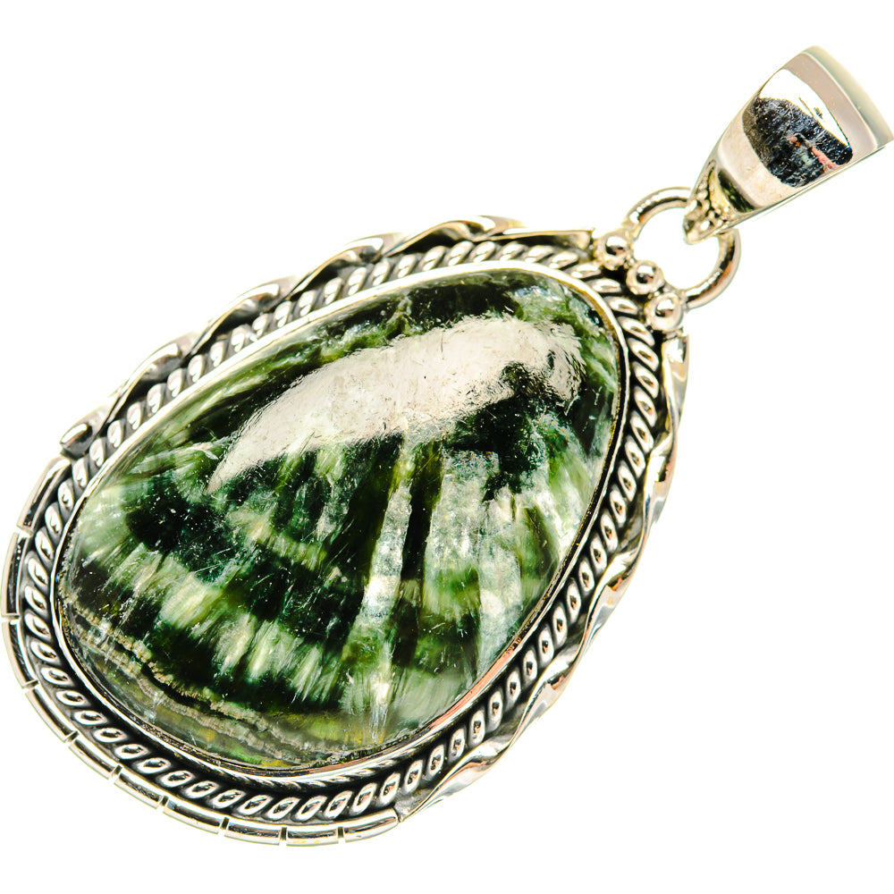 Seraphinite Pendants handcrafted by Anasilvercos - PD30804 - Photo 2