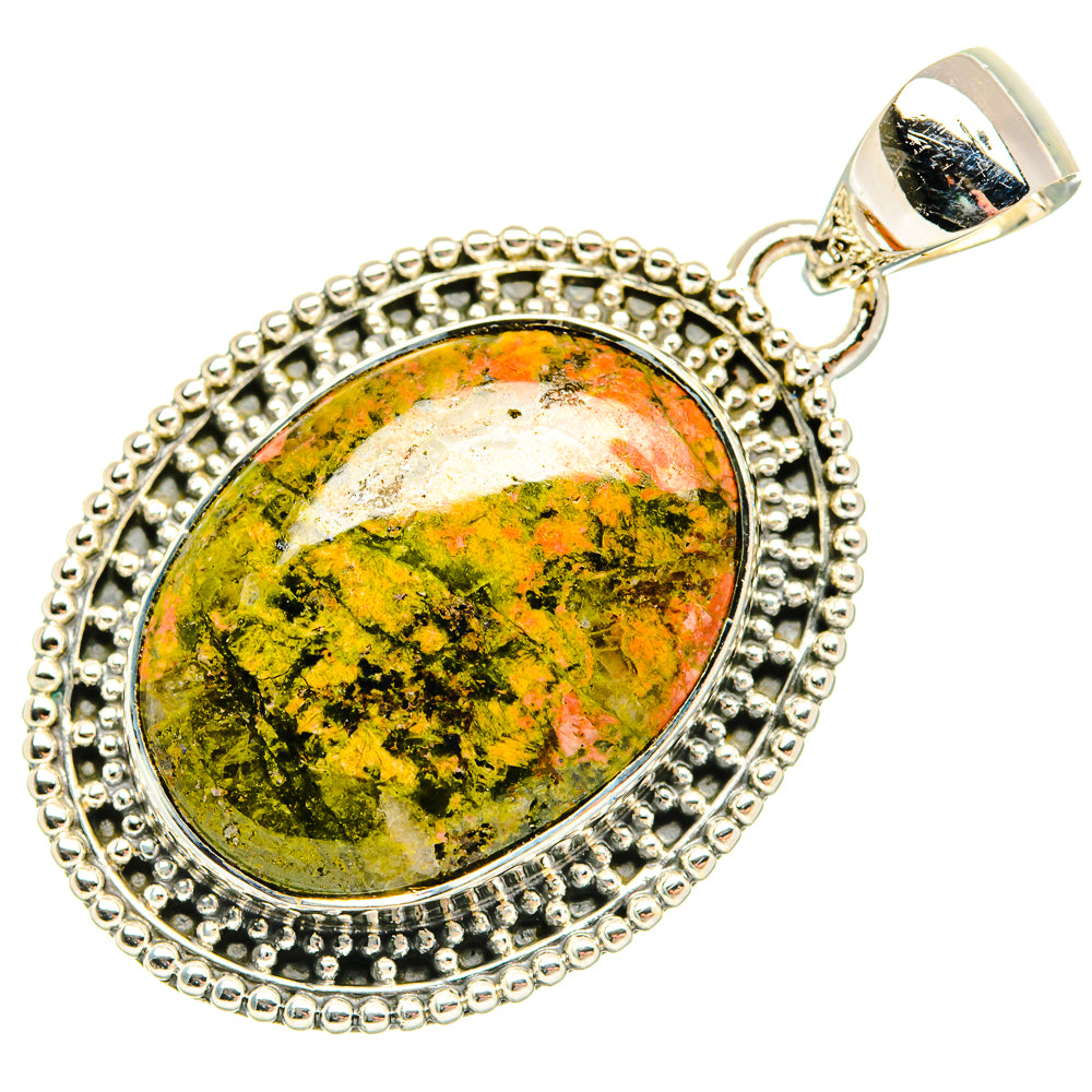 Unakite Pendants handcrafted by Anasilvercos - PD30809 - Photo 2