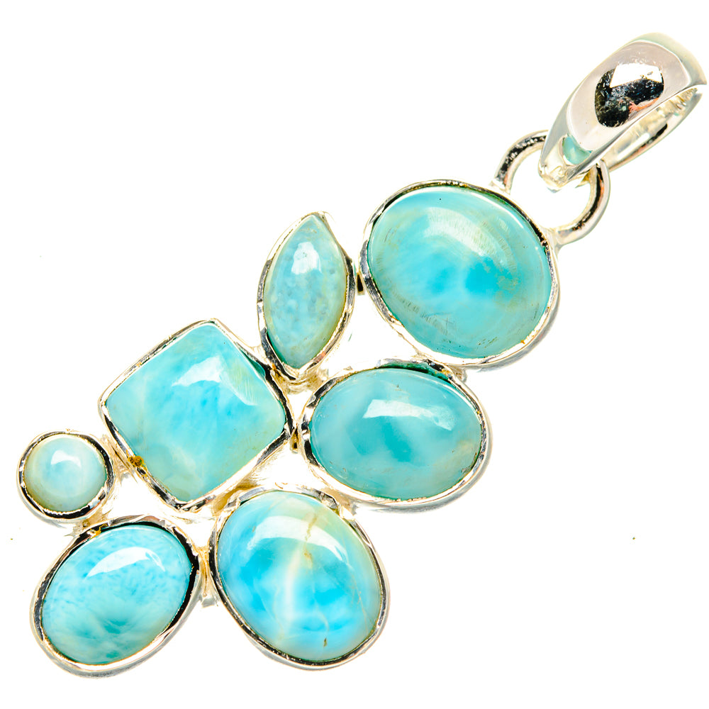 Larimar Pendants handcrafted by Anasilvercos - PD30822 - Photo 2