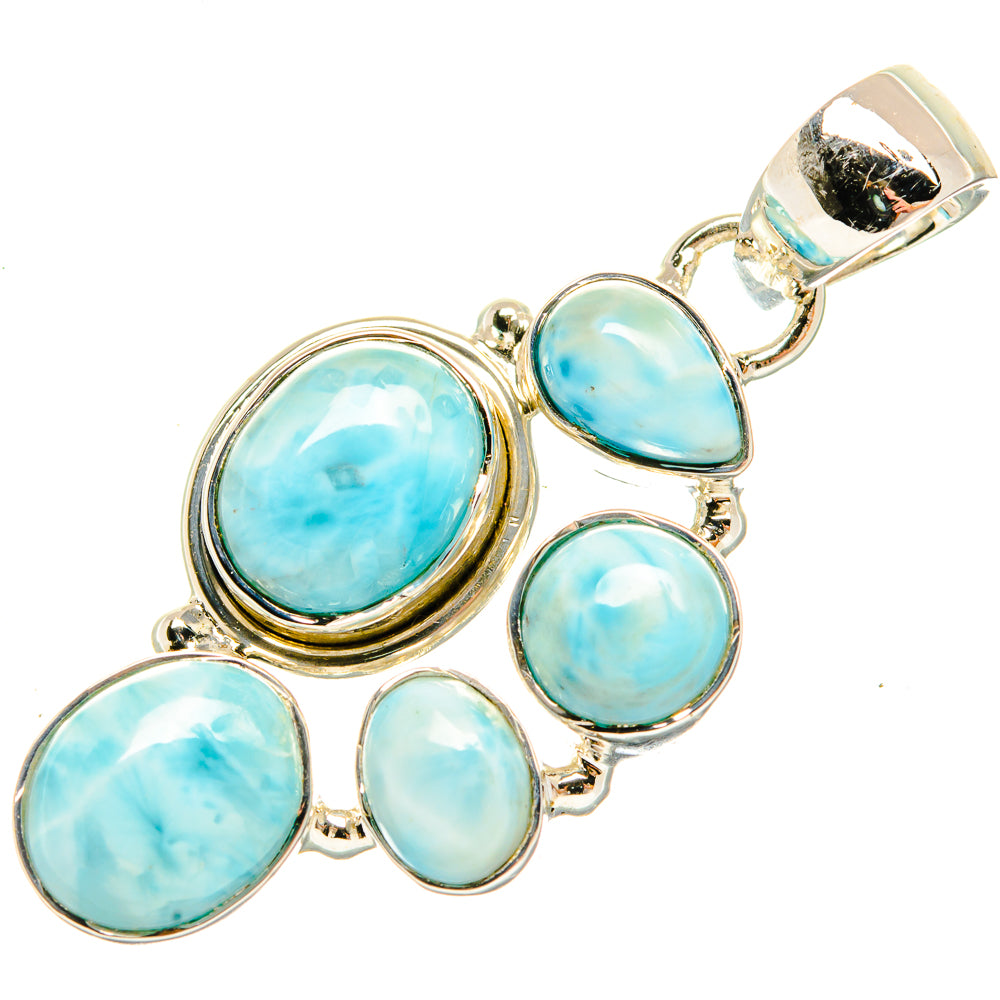 Larimar Pendants handcrafted by Anasilvercos - PD30824 - Photo 2