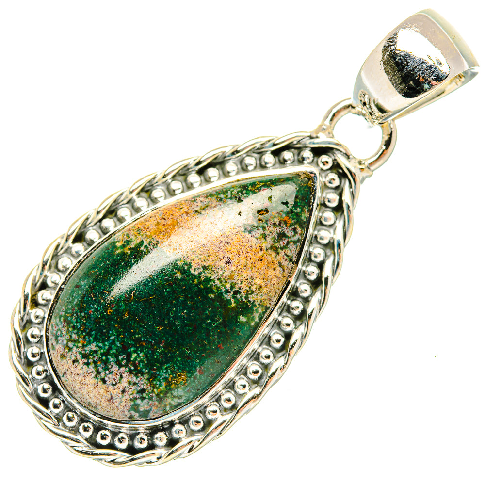 Ocean Jasper Pendants handcrafted by Anasilvercos - PD30839 - Photo 2