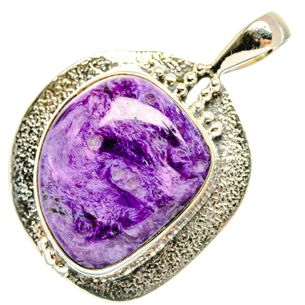 Charoite Pendants handcrafted by Anasilvercos - PD30852 - Photo 2