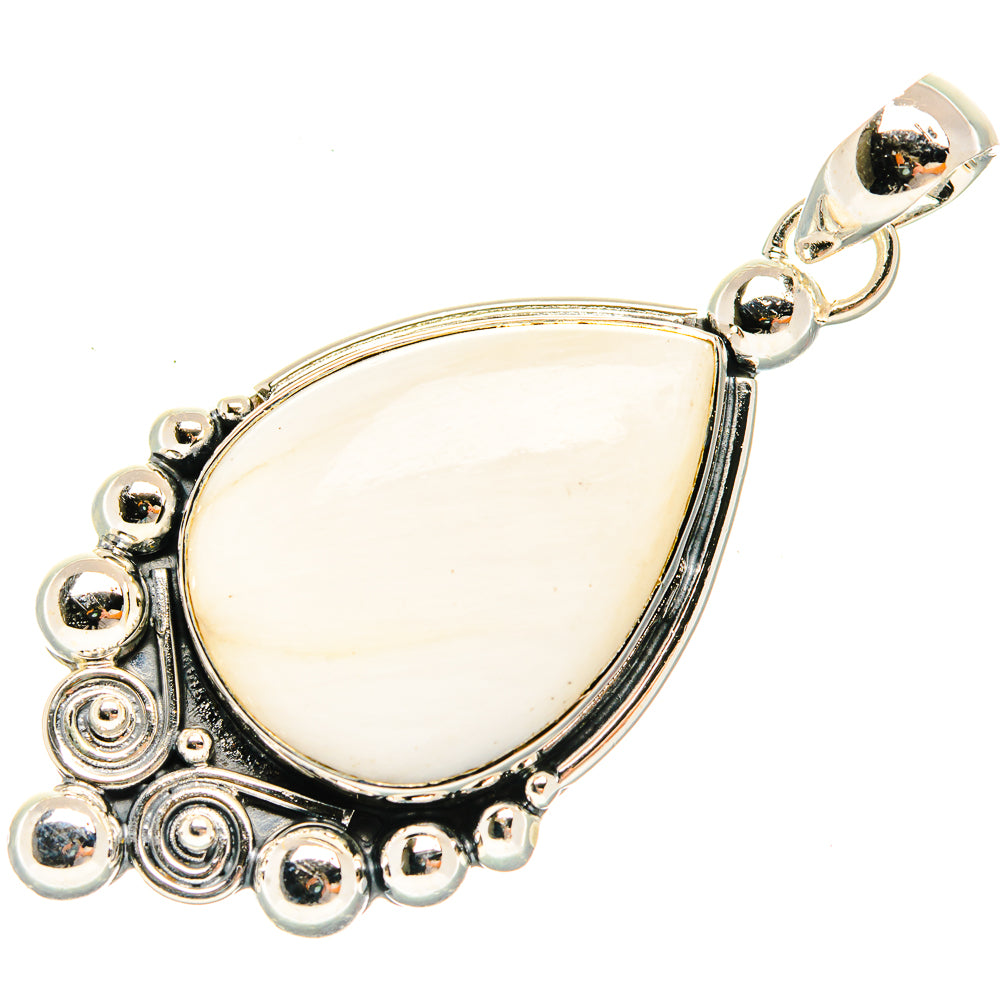 White Scolecite Pendants handcrafted by Anasilvercos - PD30856 - Photo 2