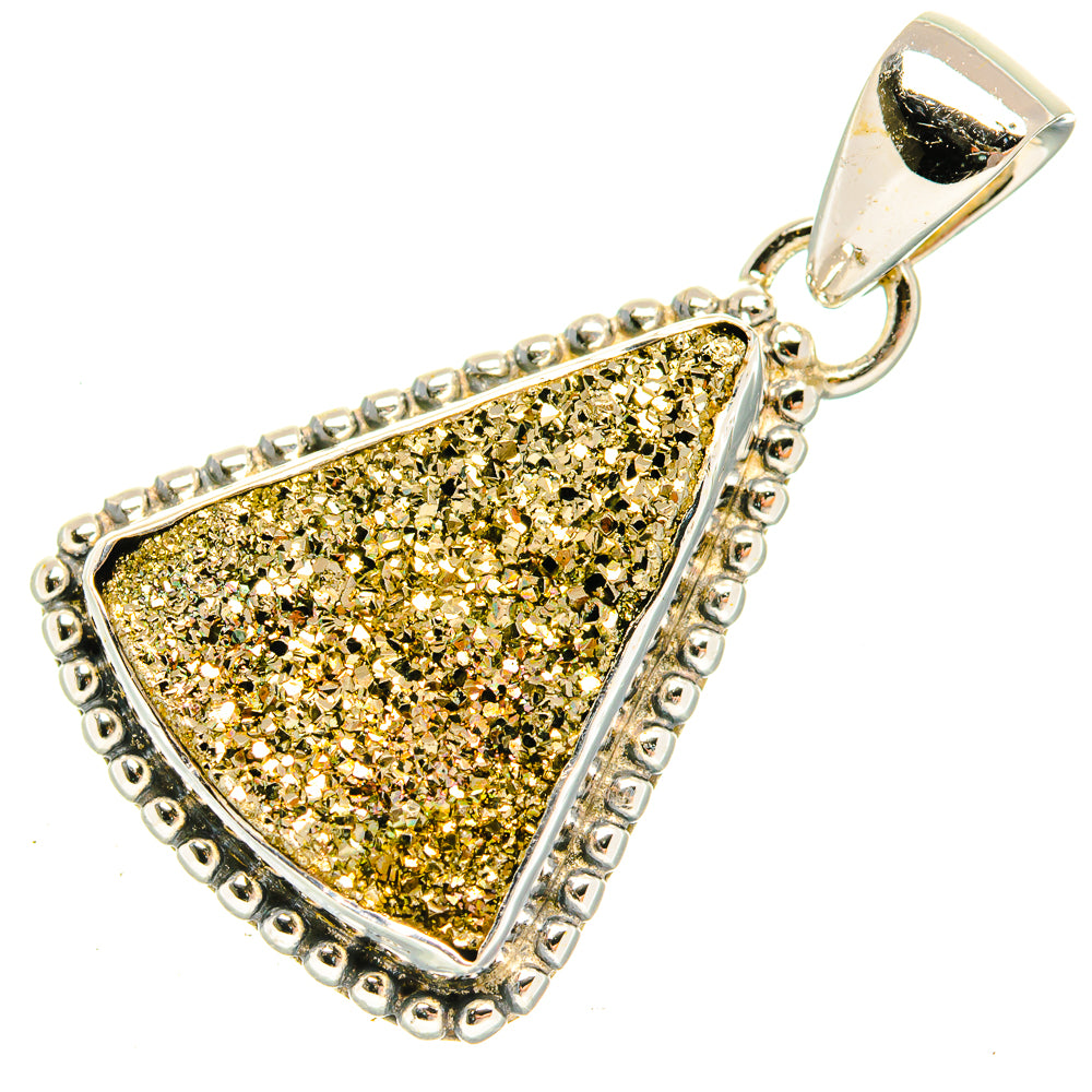 Pyrite Pendants handcrafted by Anasilvercos - PD30859 - Photo 2