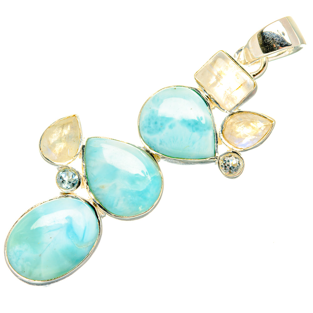 Larimar Pendants handcrafted by Anasilvercos - PD30863 - Photo 2