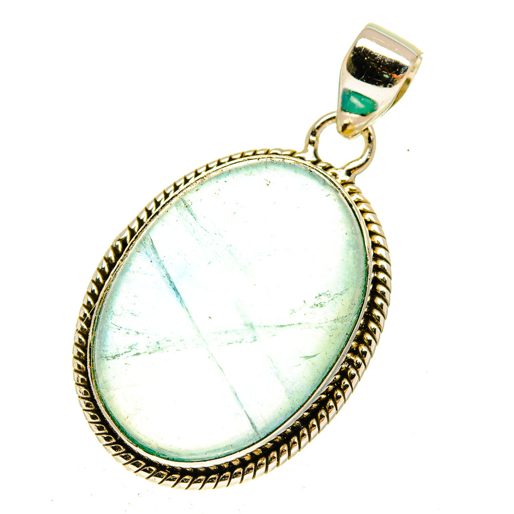 Blue Fluorite Pendants handcrafted by Anasilvercos - PD3087