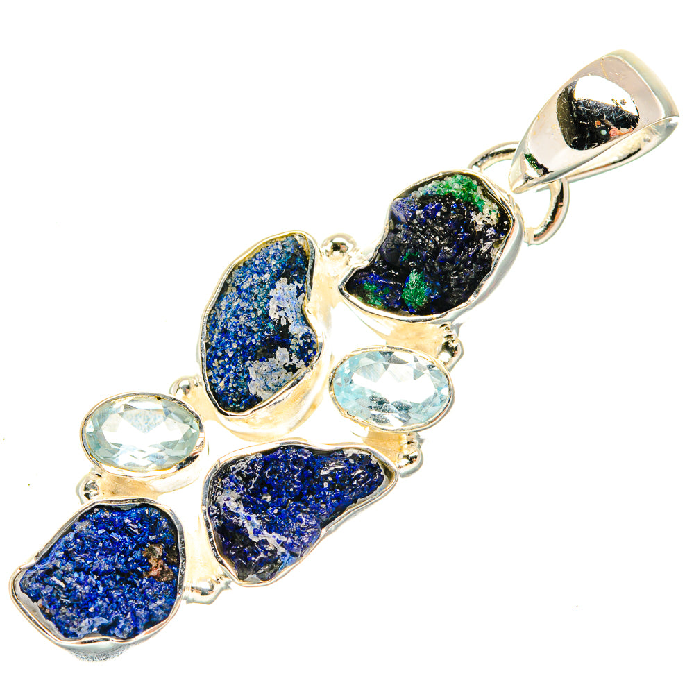 Azurite Pendants handcrafted by Anasilvercos - PD30871 - Photo 2