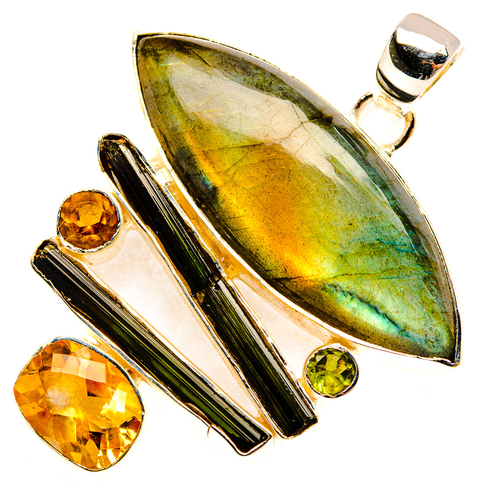 Labradorite Pendants handcrafted by Anasilvercos - PD30903 - Photo 2