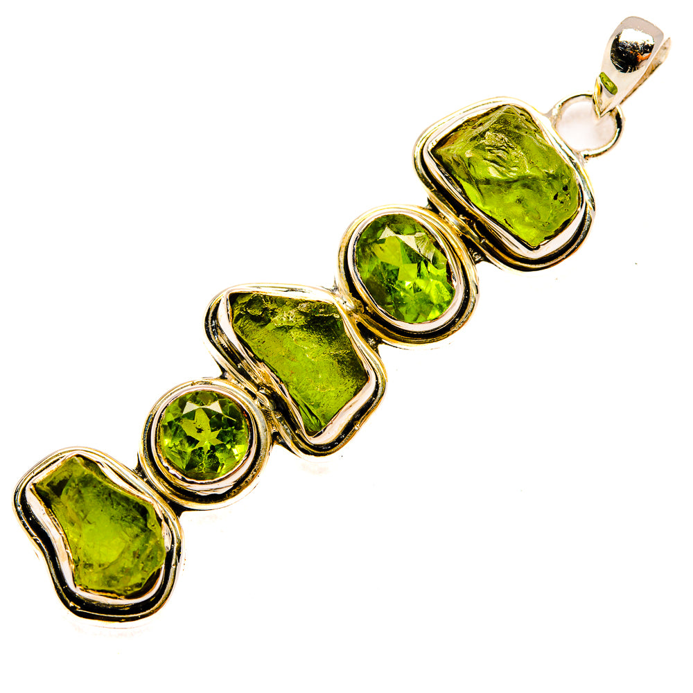 Peridot Pendants handcrafted by Anasilvercos - PD30906 - Photo 2