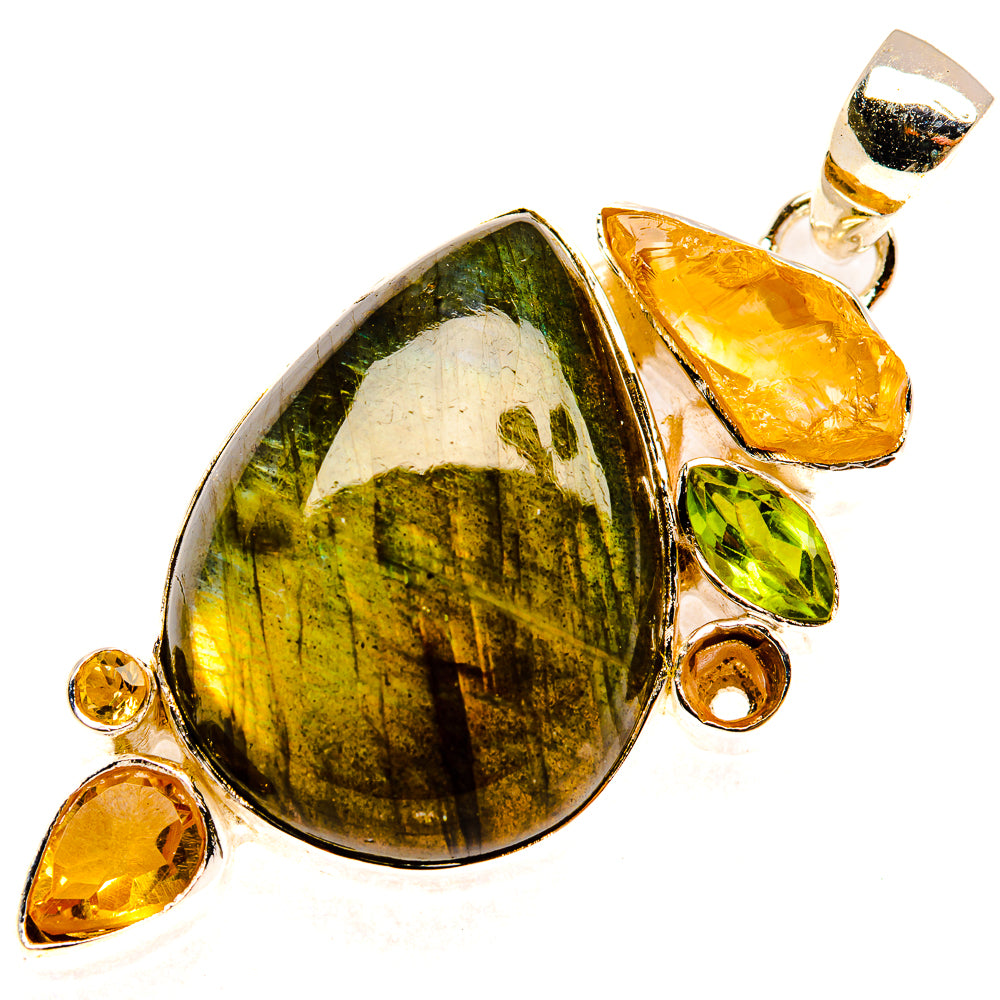 Labradorite Pendants handcrafted by Anasilvercos - PD30912 - Photo 2